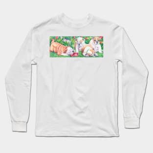 English bulldogs - the ballgame is over Long Sleeve T-Shirt